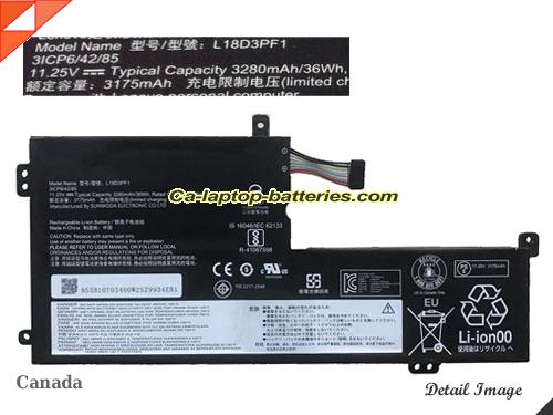 Genuine LENOVO IDEAPAD L340-15IWL Battery For laptop 3280mAh, 36Wh , 11.25V, Black , Li-Polymer