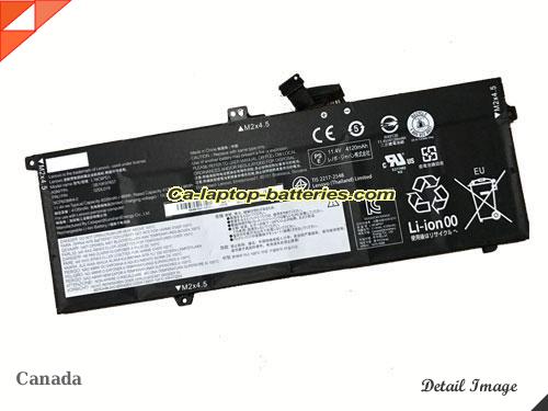 Genuine LENOVO ThinkPad X390 20Q0A00GCD Battery For laptop 4220mAh, 48Wh , 11.4V, Black , Li-Polymer