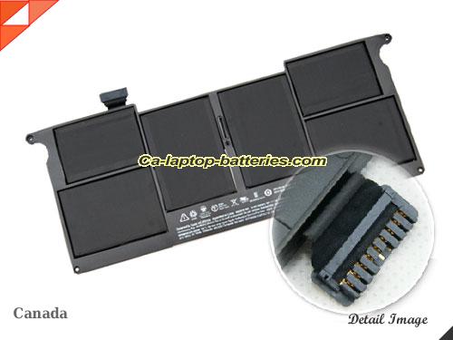 APPLE MacBookAir4 Replacement Battery 5100mAh, 38.75Wh  7.6V Black Li-ion