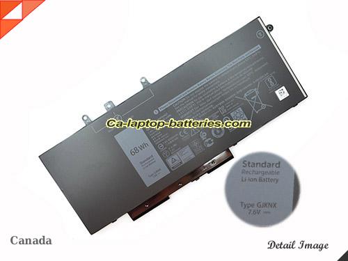 Genuine DELL N004L5580-D1556FKCN Battery For laptop 8500mAh, 68Wh , 7.6V, Black , Li-ion