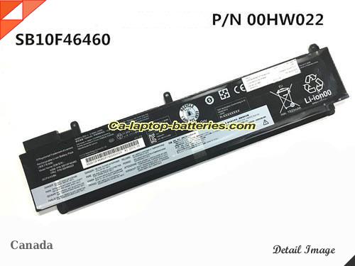 Genuine LENOVO T460s-32CD Battery For laptop 24Wh, 11.25V, Black , Li-ion
