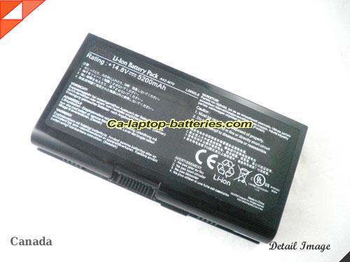 ASUS M70vn Replacement Battery 5200mAh 14.8V Black Li-ion