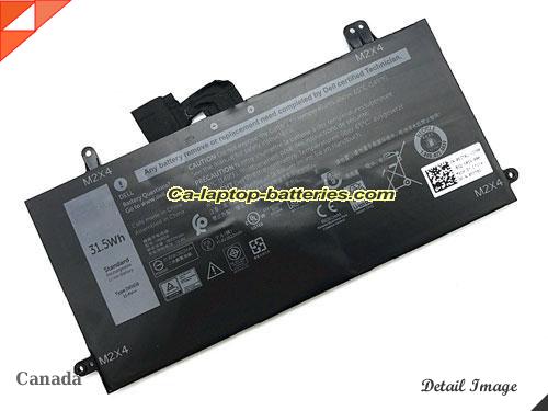 Genuine DELL Latitude 5290 Battery For laptop 2622mAh, 31.5Wh , 11.4V, Black , Li-ion