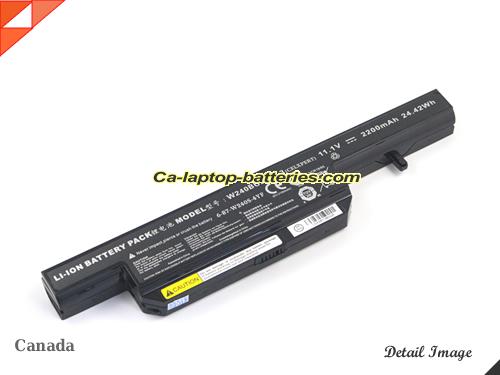 Genuine CLEVO NB320 Battery For laptop 2200mAh, 24.42Wh , 11.1V, Black , Li-ion