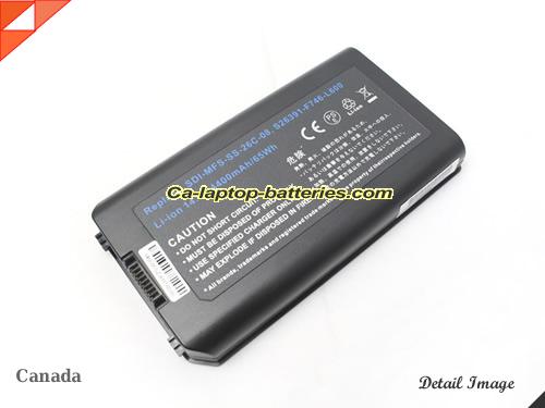 FUJITSU-SIEMENS ESPRIMO Mobile X9510 Replacement Battery 4400mAh 14.8V Black Li-ion