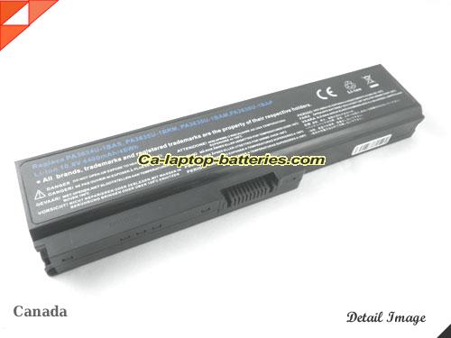 TOSHIBA PSU45E-00K005EN Replacement Battery 5200mAh 10.8V Black Li-ion