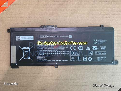 HP HSTNN-OB1F Battery 3470mAh, 55.67Wh  15.12V Black Li-Polymer