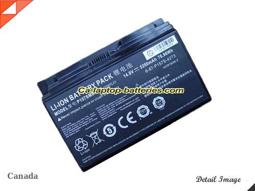 Genuine SAGER NP8250 Battery For laptop 5200mAh, 76.96Wh , 14.8V, Black , Li-ion