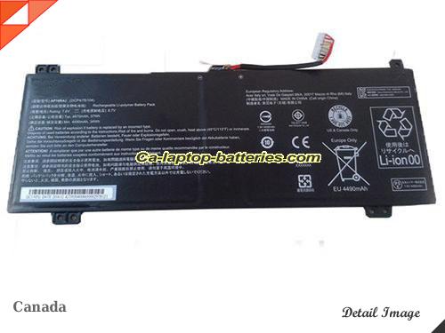 Genuine ACER Chromebook Spin 11 R751TN-C7E4 Battery For laptop 4860mAh, 37Wh , 7.6V, Black , Li-ion