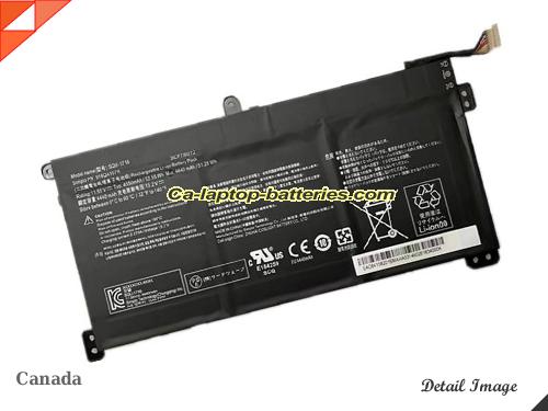 HASEE 916QA107H Battery 4550mAh, 52.55Wh  11.55V Black Li-Polymer