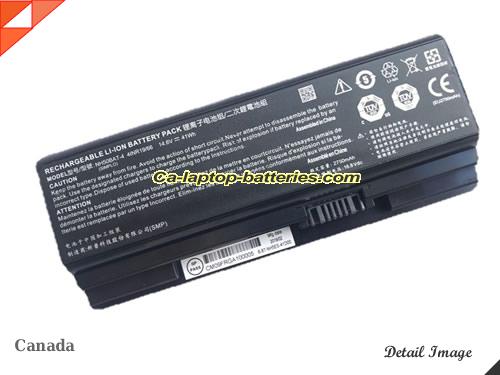 Genuine HASEE G9-CT7PK Battery For laptop 2750mAh, 41Wh , 14.6V, Black , Li-ion