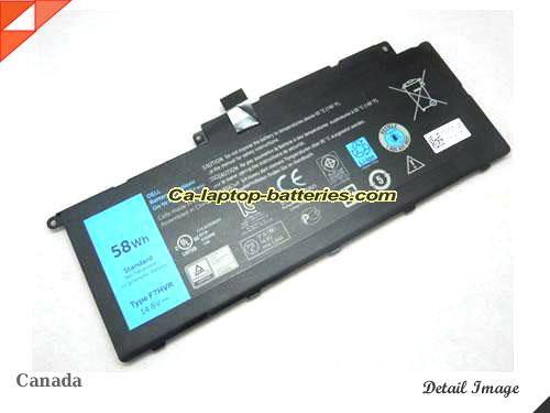 Genuine DELL Inspiron 15-7737 Battery For laptop 3919mAh, 58Wh , 14.8V, Black , Li-ion