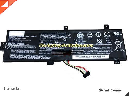 Genuine LENOVO 510-15ISK Battery For laptop 5070mAh, 39Wh , 7.7V, Black , Li-Polymer