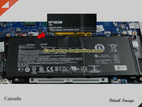 Genuine ACER Aspire 7 A715-74 Battery For laptop 3574mAh, 55.03Wh , 15.4V, Black , Li-Polymer