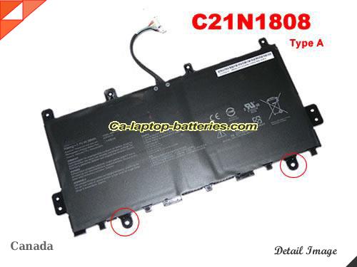 Genuine ASUS C523NA-BR0067 Battery For laptop 4940mAh, 39Wh , 7.7V, Black , Li-Polymer