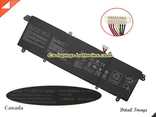 Genuine ASUS UX392FN Battery For laptop 4330mAh, 50Wh , 11.55V, Black , Li-Polymer