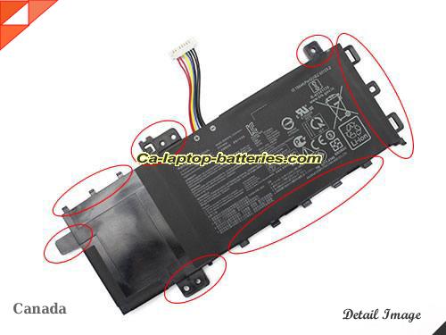 Genuine ASUS Vivobook 14 X412fa-ek295t Battery For laptop 4240mAh, 32Wh , 7.6V, Black , Li-Polymer