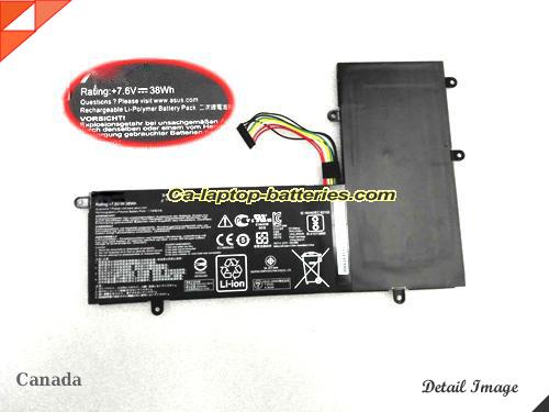 Genuine ASUS Chromebook C201PA_C-2A Battery For laptop 4840mAh, 38Wh , 7.6V, Black , Li-Polymer