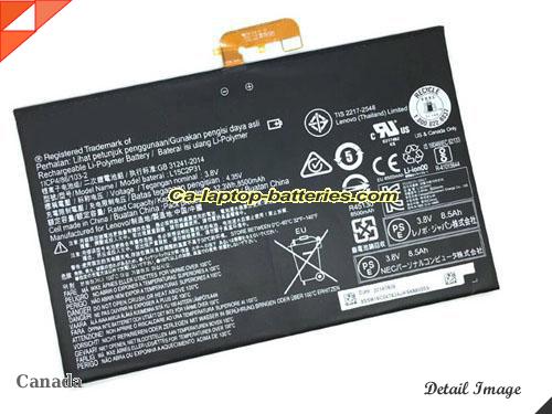 Genuine LENOVO Yoga Book YB1-X91L Battery For laptop 8500mAh, 32Wh , 3.8V, Black , Li-ion