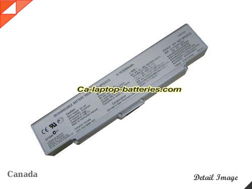 Genuine SONY PCG-6P2M Battery For laptop 5200mAh, 11.1V, Grey , Li-ion