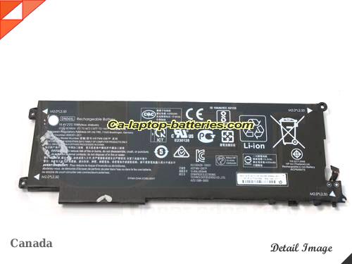 Genuine HP ZBook X2 G4(2ZC17EA) Battery For laptop 4546mAh, 70Wh , 15.4V, Black , Li-Polymer