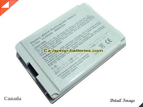 APPLE iBook G3 14-inch Series Replacement Battery 4400mAh 14.4V Gray Li-ion
