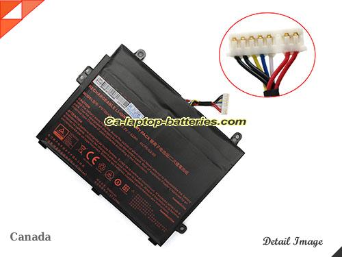 Genuine CLEVO P970ex Battery For laptop 3680mAh, 62Wh , 15.2V, Black , Li-Polymer