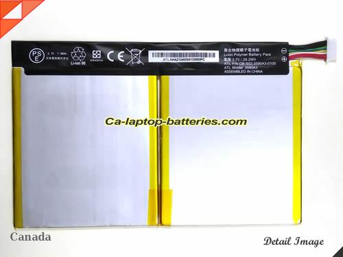 SONY 3590A3 Battery 7880mAh, 29.2Wh  3.7V White Li-Polymer