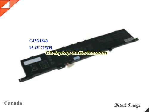 Genuine ASUS ZenBook Pro Duo UX581GV-XB94T Battery For laptop 4614mAh, 71Wh , 15.4V, Black , Li-Polymer