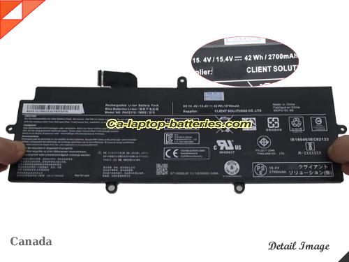 TOSHIBA Portege A30-E-18Q Replacement Battery 2700mAh, 42Wh  15.4V  Li-Polymer