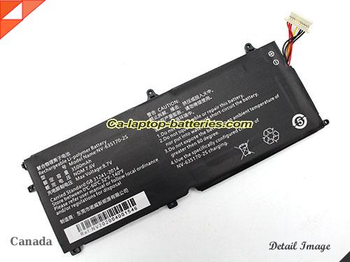 CHUWI MiniBook CWI526 Replacement Battery 3500mAh, 26.6Wh  7.6V Black Li-Polymer