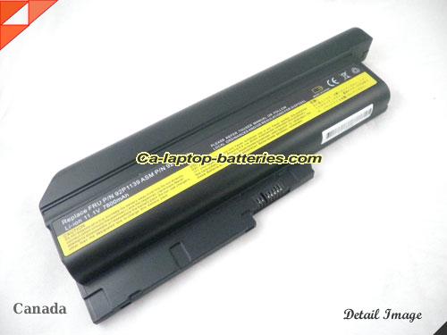LENOVO ThinkPad T61p Series(14.1 inch standard screens and 15.4 inch widescreen) Replacement Battery 7800mAh 10.8V Black Li-ion
