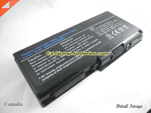 TOSHIBA SATELITTE P500 Replacement Battery 4400mAh 10.8V Black Li-ion
