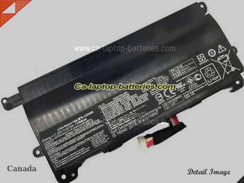 Genuine ASUS BATTG752P Battery For laptop 6000mAh, 67Wh , 11.25V, Black , Li-ion