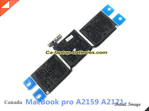 APPLE MacBook Pro A2159 Replacement Battery 5103mAh, 58.2Wh  11.41V Black Li-Polymer