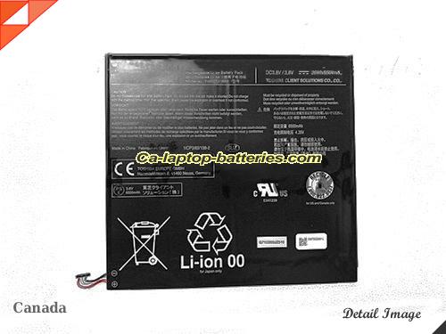 Genuine TOSHIBA DynaPad WT12PE-A Battery For laptop 6500mAh, 26Wh , 3.8V, Black , Li-Polymer