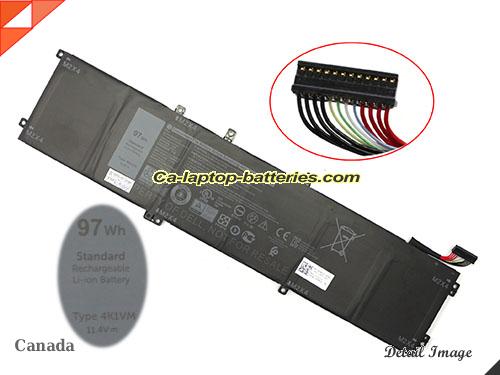Genuine DELL G7 17 7700 Battery For laptop 8070mAh, 97Wh , 11.4V, Black , Li-Polymer