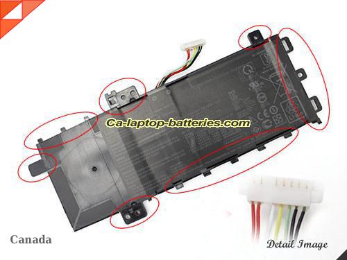 Genuine ASUS VivoBook 15 X512UF-BQ184T Battery For laptop 4212mAh, 32Wh , 7.7V, Black , Li-Polymer