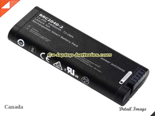 RRC 3ICR19/65-2 Battery 6400mAh, 72Wh  11.25V Black Li-ion