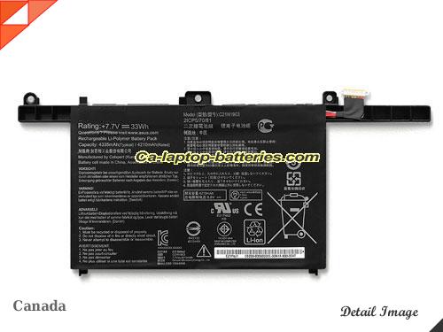 Genuine ASUS ExpertBook B9 B9450FA-BM0524R Battery For laptop 4210mAh, 33Wh , 7.7V,  , Li-Polymer