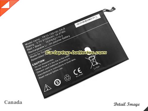 RTDPART TR10 Tablet Replacement Battery 8400mAh, 31Wh  3.7V  Li-Polymer