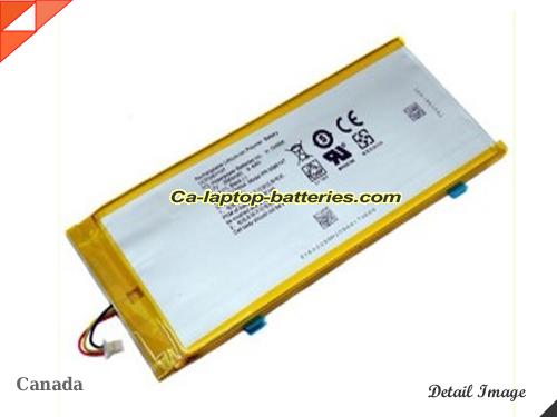 HP Slate 7 Plus 1301 Android Tablet Replacement Battery 2550mAh, 9.4Wh  3.7V Sliver Li-Polymer
