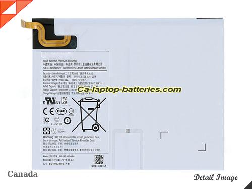 SAMSUNG SM-T515 Replacement Battery 6150mAh, 23.68Wh  3.85V White Li-Polymer