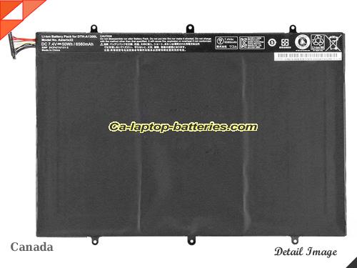 Genuine WACOM Asterix22 13.3 Inch Battery For laptop 6560mAh, 50Wh , 7.4V, Black , Li-Polymer