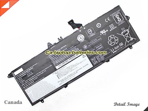 Genuine LENOVO ThinkPad T490s 20NX002FAD Battery For laptop 4922mAh, 57Wh , 11.58V, Black , Li-Polymer