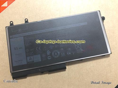 Genuine DELL Latitude 5511 Battery For laptop 4255mAh, 51Wh , 11.4V, Black , Li-Polymer