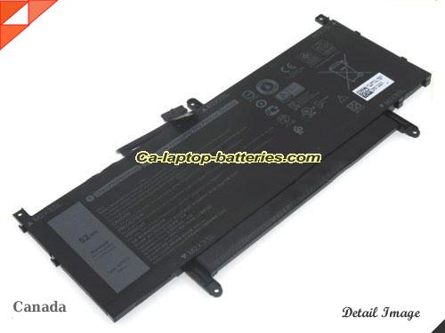 Genuine DELL Latitude 15 9510 DMTJC Battery For laptop 6840mAh, 52Wh , 7.6V, Black , Li-Polymer