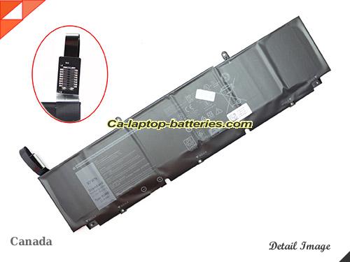 DELL XPS 17 9700 RVN68 Replacement Battery 8071mAh, 97Wh  11.4V Black Li-Polymer