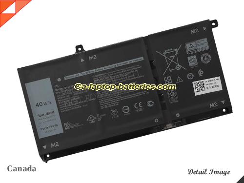 Genuine DELL Vostro 14 5402-R1628DTW Battery For laptop 3550mAh, 40Wh , 11.25V, Black , Li-Polymer