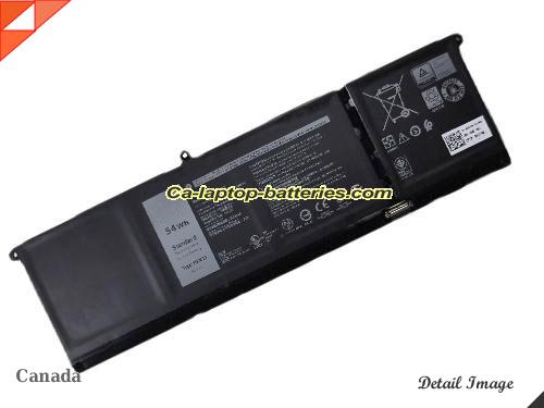 Genuine DELL Inspiron 15 5510 Battery For laptop 3420mAh, 54Wh , 15V, Black , Li-Polymer